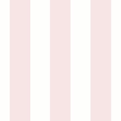 Image of Sassy B Stripe Tease Wallpaper White/Pink