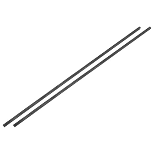 Image of sourcing map 2Pcs Square Steel Bar Stock, 11/64"x11/64"x12"(4mmx4mmx305mm) 1045 Square Steel Rod Bars Precision Key Stock for Keyways Structural Support Industrial Machinery DIY Craft