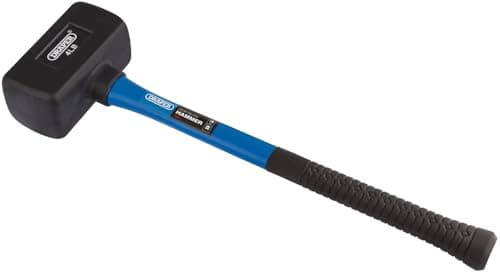 Image of Draper 74319 Deadblow Rubber Mallets (Hammer) with Fibreglass Shafts (4LB/1.8kg/64OZ)