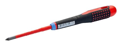 Image of Ergo™ Slim VDE Insulated Pozidriv Screwdriver PZ2 x 80mm