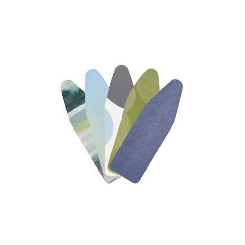 Image of Brabantia Ironing Board Cover C 124x45 cm – Colourful | 1x Random 100% Cotton Top Layer with 8mm Foam Padding for Size C Ironing Boards | Durable, Washable, and Easy to Install