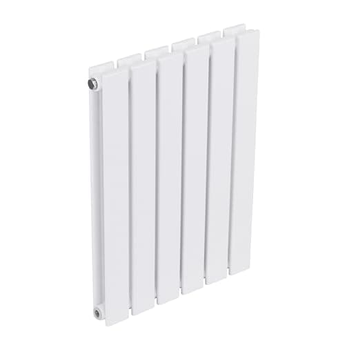 Image of Baridi Horizontal Double Flat Panel Radiator 600 x 420mm, 6 Fins, Efficient Heat Output, Central Heating, White – DH348