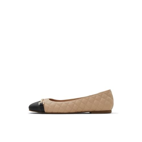 Image of Aldo Women's Leanne Ballet Flat, Beige, 7 UK