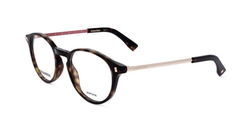 Image of DSQUARED2 D2 0056 Glasses, Havana, 49 for Men, Havana