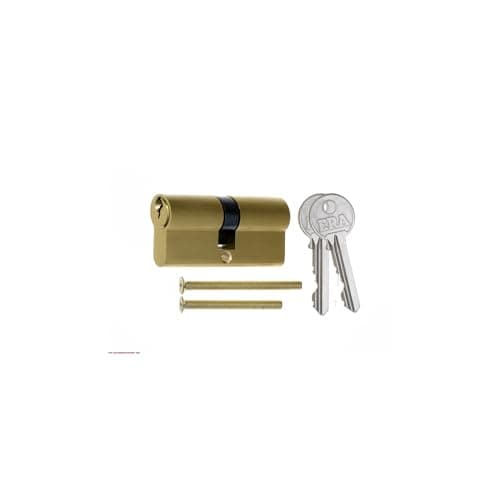 Image of 6 Pin Euro Profile Double Door Cylinder – High Security Lock – Anti-Pick, Anti-Bump & Smooth Operation for uPVC, Timber & Composite Doors (Brass, 40mm/60mm - Boxed)