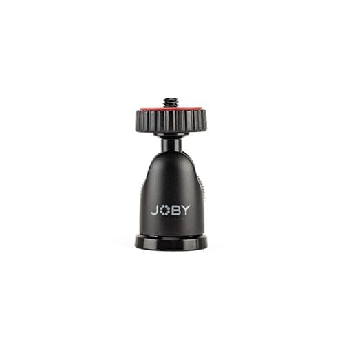 Image of Joby BallHead 1K, Ball Head for Compact Cameras, Flashes, LED Lights, Microphones, with Quick Release Mount and Bubble Level, for GorillaPod 1K, for Professional Photos and Videos - Black