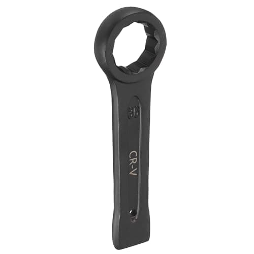 Image of sourcing map Slogging Box End Striking Ring Wrench 36mm Metric CR-V Steel 12-Point Flat Strike Wrench Baking Paint Single Head Spanner Hand Tool for Mechanical Automotive Repair