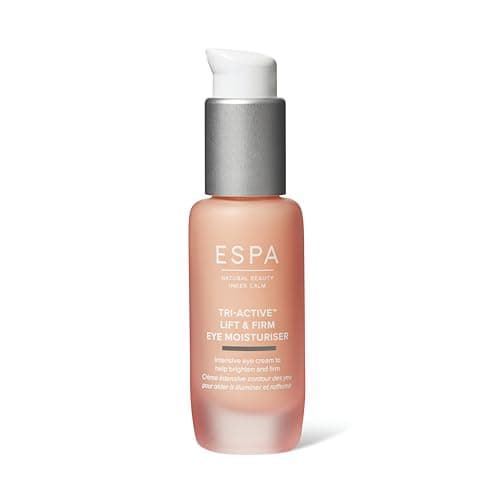 Image of ESPA | Tri-Active™ Lift & Firm Eye Moisturiser | 15ml | Reduce Fine Lines, Wrinkles, Puffiness & Eye Bags | Plumps, Firms & Aids Elasticity | Visibily Brightens | Aromatherapy & Essential Oils