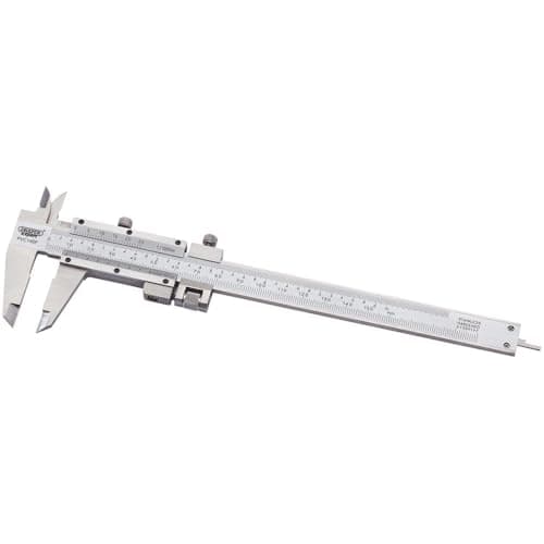 Image of Draper 50605 Expert Vernier Caliper with Fine Adjustment, 0mm-140mm,Blue