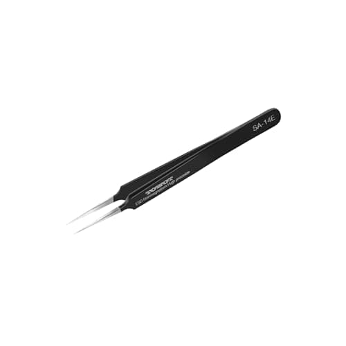 Image of TOWOT Precision Tweezers,Anti-Static Stainless Steel Fine Tip Straight Tweezers for Electronics, Soldering,Crafts,Jewelry Making Industrial Tweezers