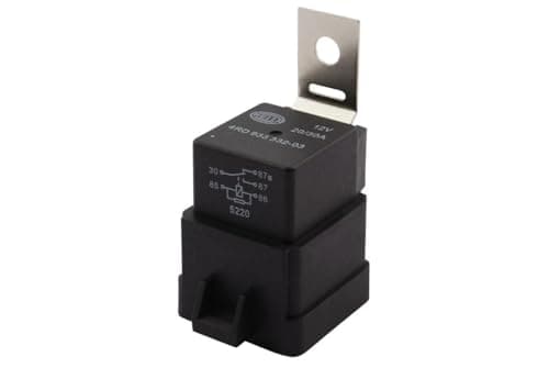 Image of HELLA 4RD 933 332-031 Relay, main current - 12V - 5-pin connector - with holder