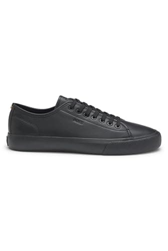 Image of BOSS Men's Aiden_Tenn_sgrpu Tennis Trainers, Black, 9 UK