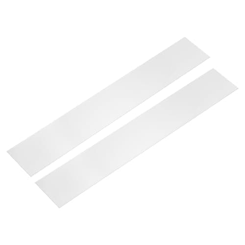 Image of sourcing map 2 Pcs Stainless Steel Strips, 0.04"(1mm) Thick 304 Stainless Steel Metal Shim Stock 2"x12"(51x310mm) Stainless Steel Flat Bar Gap Filler Trim Strip for DIY Craft Making