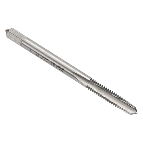 Image of sourcing map Hand Taper Tap #8-32 UNC 2B Thread Taper Style Taps Straight Flute Screw Tapping Threading Tool High Speed Steel HSS6542