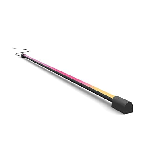 Image of Philips Hue Gradient Tube White and Colour Ambiance [Large - Black] Smart Light for Syncing with Entertainment and Media. Works with Alexa, Google Assistant and Apple Homekit