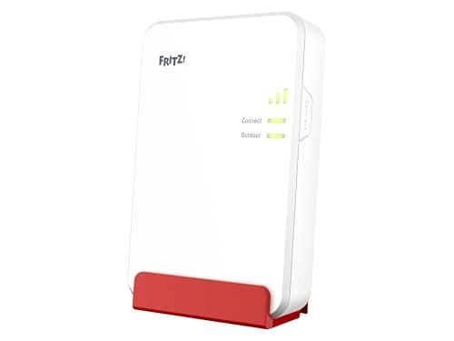 Image of FRITZ! Repeater 1610 Outdoor | Increases WiFi Range Outdoor and Indoor | Wi-Fi 6 with up to 3,000 Mbps | Dust and Splash Proof | Power Over Ethernet | German Version