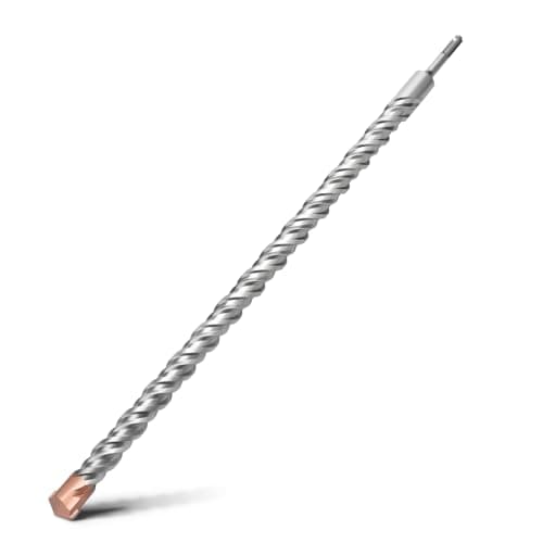 Image of HSAWBIT 25mm x 600mm LONG SDS MASONRY DRILL BIT, TUNGSTEN CARBIDE TIP SDS PLUS SHANK, FOR WALL STONE CONCRETE BRICK