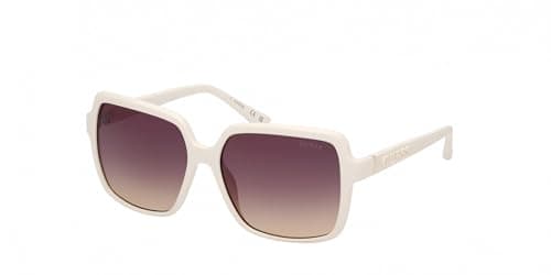 Image of Guess GU00157 21B shiny white 57/15/135 WOMAN Sunglasses