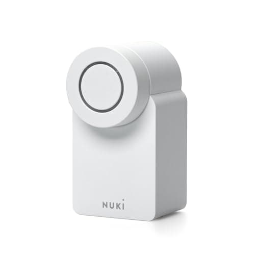 Image of Nuki Smart Lock Go (2025) with Bluetooth, WiFi & Matter, Electronic Door Lock Turns Phone into a Key & Allows for keyless Entry, Smart doorlock for Easy retrofit Installation Without Cylinder Change