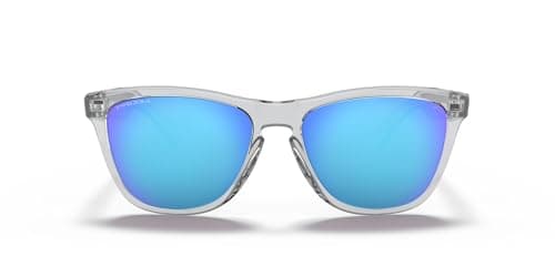 Image of Oakley OO9013-9013D0 Sunglasses CRYSTAL CLEAR w/PRIZM SAPPHIRE Lens 55mm