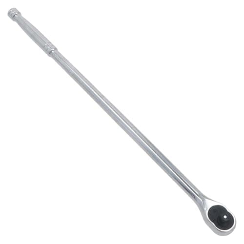 Image of AB Tools 3/8in. Drive Extra Long Ratchet Reversible Straight Socket Driver 457mm 72 Teeth