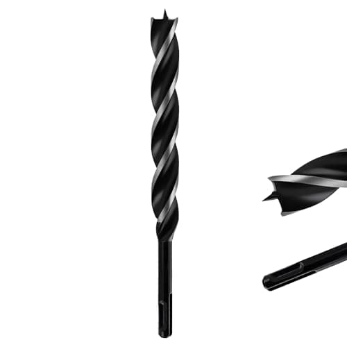 Image of MOXPIFY Extra Long 18mm x 230mm Auger Drill Bit SDS Plus, SDS Wood Auger Drill Bits for Woodworking