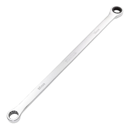 Image of Draper 27773 HI-TORQ Metric Extra-Long Double Ring Ratchet Spanner, 16mm