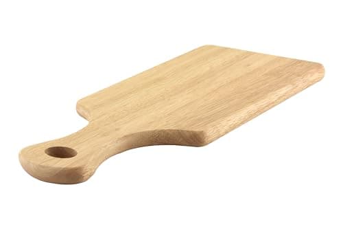 Image of Apollo Housewares Hardwearing Serving Handle Cheeseboard, Bread Tray Wooden Paddleboard, Chopping, Cutting Board, Wood, Brown