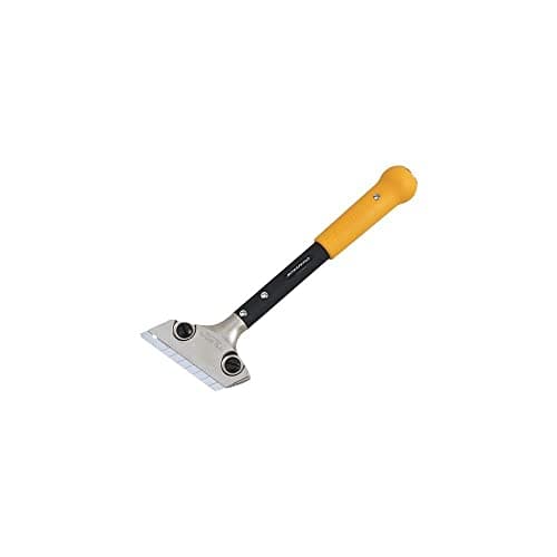 Image of Tajima SCRL300 "Scrape-Rite" Reversible Blade Scraper, Silver/Black/Yellow, 265 mm
