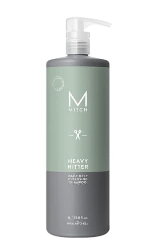 Image of Paul Mitchell Men's Mitch Heavy Hitter Deep Cleansing Shampoo, 1 L