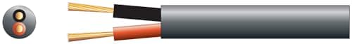 Image of Mercury | Black Double Insulated Speaker Cable Low Smoke Zero Halogen Two Core Flexible Copper Speaker Cable | 100 Metre Drum | Oxygen free Installation Speaker Cable with Flexible Outer Sheath