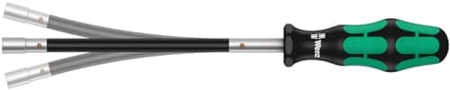 Image of Wera 391 Hose clamp Kraftform flexible shaft screwdriver, HEX 7 mm x 167 mm, 05028150001