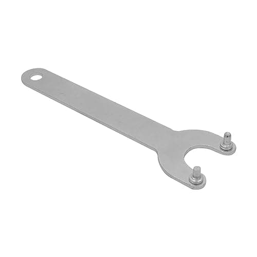 Image of SagaSave 2-Pin Spanner Wrench for 125/150mm Angle Grinders, 140mm x 2mm, Silver, 1 pc