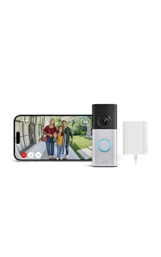Image of Ring Wired Video Doorbell Plus (newest gen) | with Plug-In Adaptor | DIY Video Doorbell Camera | Retinal 2K | Wide Field of View | Radar Detection | 30-day free trial of Ring Subscription Plan