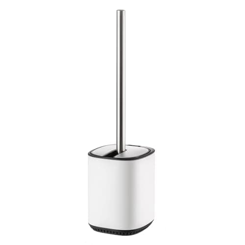 Image of Showerdrape Echo White Steel Toilet Brush & Holder