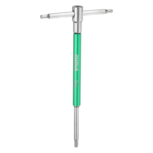 Image of sourcing map Sliding T-Handle Hex Key Wrench 3mm Metric 3-Way Free Sliding Handle Spinner Sleeves CR-V Steel Hex Wrench for DIY Home Repair