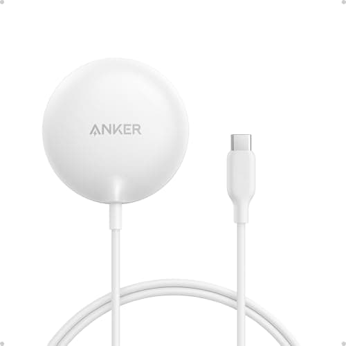 Image of Anker MagSafe Charger Pad Compatible, MagGo iPhone 16 Wireless Charging Pad, Qi2 Certified 15W Wireless Charger, For iPhone 16/16 Plus/16 Pro/16 Pro Max/15/14/13/12 Series (Charger Not Included)