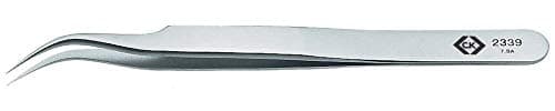 Image of Best Price Square PRECISION TWEEZER, FINE TIP, 110MM T2339 By CK TOOLS