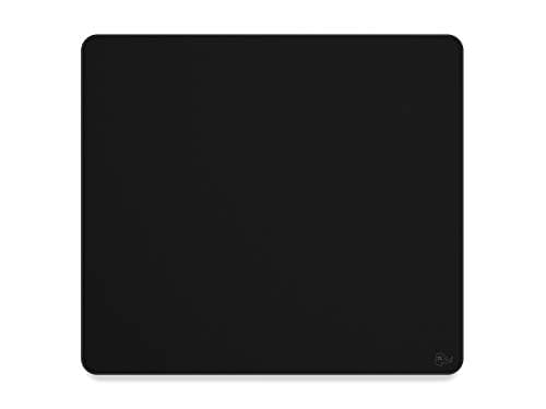 Image of GLORIOUS Gaming Cloth Gaming Mousepad (XL Heavy) - Stitched Edges, Smooth Surface for Speed & Control, Anti Slip Base, Machine Washable, XL Heavy (460 x 410 x 5mm) - Black Stealth