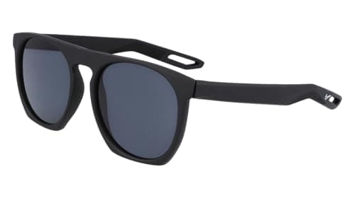 Image of Nike FLATSPOT XXII DV2258 010 Matte Black/Dark Grey Sunglasses Unisex Iniettato, P-3, 52