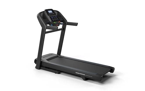 Image of Horizon Fitness T202 @ZoneTreadmill - HIIT Folding Treadmill with 50 x 152cm Deck, QuickDial Controls for Simple Speed and Incline Adjustment, Bluetooth Connectivity and Effortless Folding