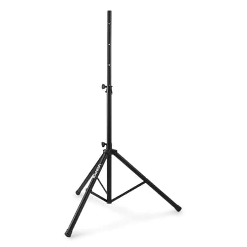 Image of Vonyx Height Adjustable Speaker Stand – Sturdy, Foldable & Portable Tripod Design for PA Speakers – Max Load 30kg – Suitable for DJ, Home Audio, Live Sound, & Studio Use – Black, Adjustable Height