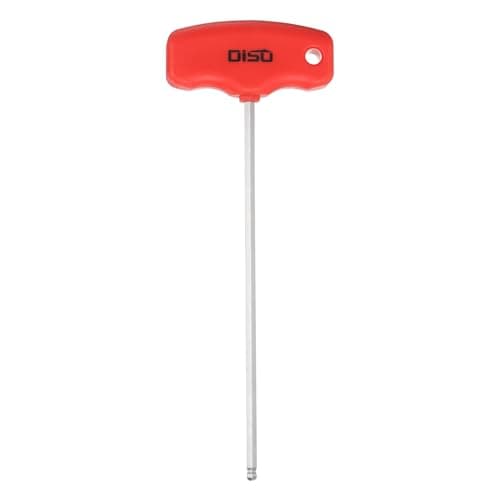 Image of sourcing map T-Handle Ball End Hex Key 3mm 162mm Length S2 Steel Metric Inner Hexagon Wrench T-Key Spanner Repairing Tool for Home Auto Maintenance Bike Motorcycle Repair