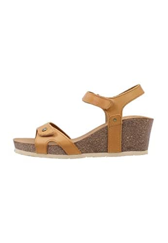 Image of Panama Jack PT181582 Women’s Ankle Strap Sandals, Yellow (Vintage B11), 5 UK
