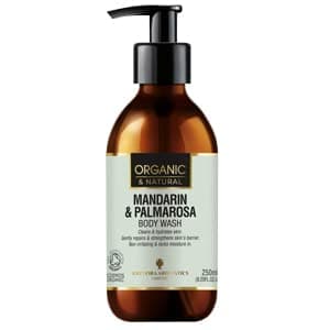 Image of Amphora Aromatics Mandarin & Palmarosa Body Wash COSMOS Organic 250ml