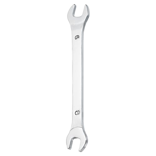 Image of sourcing map Super Thin Open End spanners Metric, 8mm x 9mm, Slim Chrome-Vanadium Steel Wrench Tool for Tight Spaces Repair