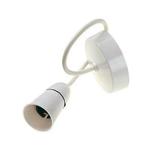 Image of Lyvia Electrical 1727HR 6" T2 Ceiling Pendant Kit, 150mm, Short Skirt