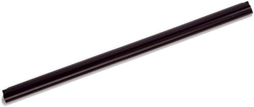 Image of Durable A4 Spine Bar 9mm Black - Pack of 25 - Quick and Easy Binding for Unpunched Documents - Holds Up to 80 A4 Sheets