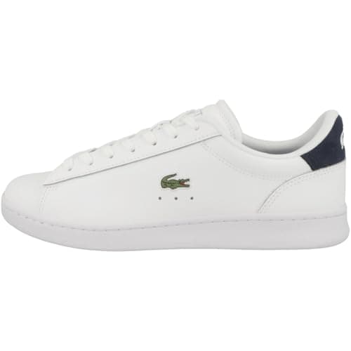 Image of Lacoste Carnaby Set Men's Lace Up Court Insp Trainers (White Navy, UK 8)