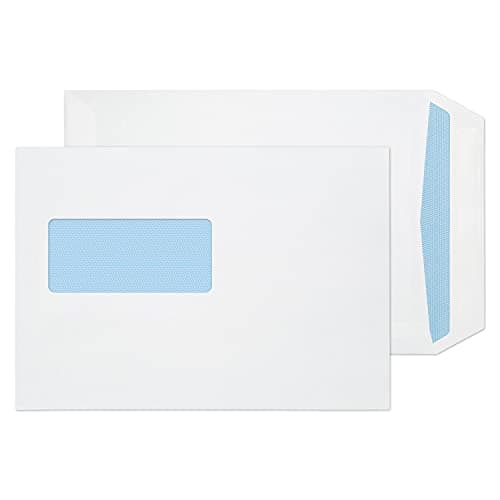 Image of Blake Purely Everyday 90 gsm C5 229 x 162 mm Pocket Self Seal Window Envelopes (12084) White - Pack of 500